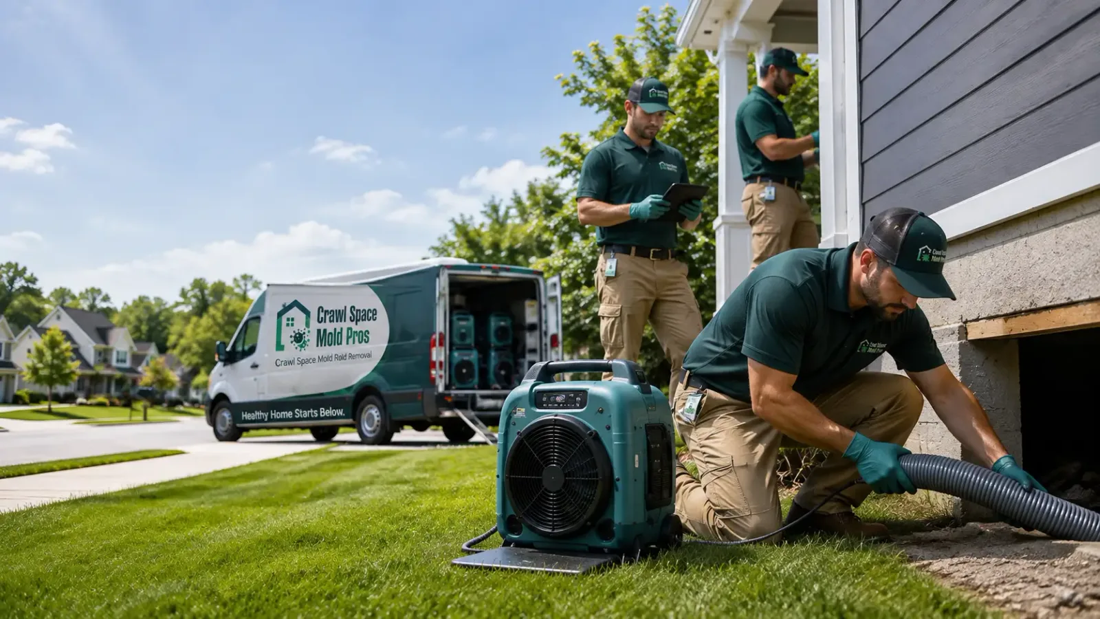 Crawl Space Mold Removal in Panama, IA